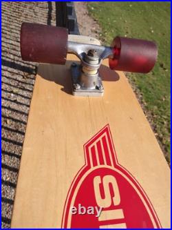 ÷SIMS÷ Vintage 7 Ply Skateboard Deck 33X8 with Tracker & Pure Juice Bowl Riders ÷SIMS÷ Vintage 7 Ply Skateboard Deck 33X8 with Tracker & Pure Juice Bowl Riders