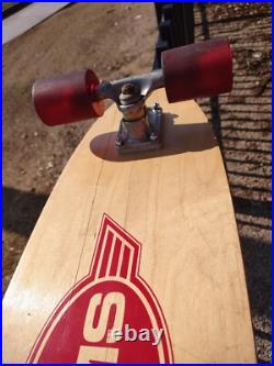 ÷SIMS÷ Vintage 7 Ply Skateboard Deck 33X8 with Tracker & Pure Juice Bowl Riders ÷SIMS÷ Vintage 7 Ply Skateboard Deck 33X8 with Tracker & Pure Juice Bowl Riders