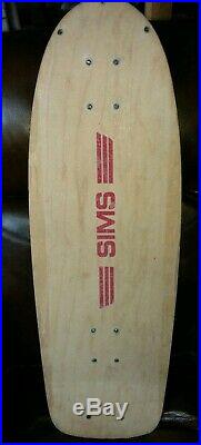 SIMS Vintage Skateboard 30x10