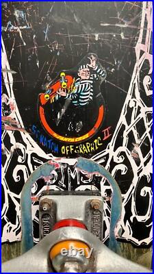 SIMS skateboard Eric Nash Scratch Off Graphic 2 1987 Old School Og
