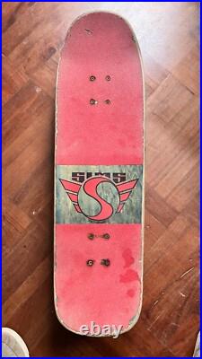 SIMS skateboard Eric Nash Scratch Off Graphic 2 1987 Old School Og