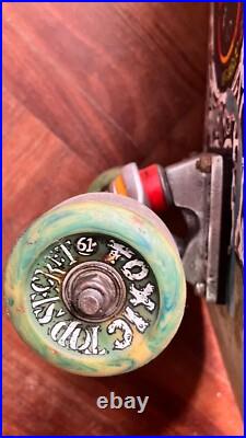 SIMS skateboard Eric Nash Scratch Off Graphic 2 1987 Old School Og