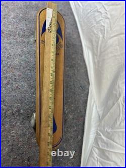 SKATEBOARD 1960's ZIPEES M 369 SIDEWALK SURF BOARD OLYMPIC METAL WHEELS