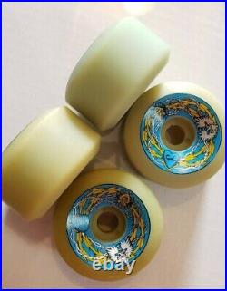 Santa Cruz Bullet 66mm 92a Skateboard Speed Wheels Vintage NOS Originals set4