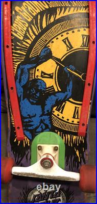 Santa Cruz Claus Grabke Vintage 1980s skateboard VERY GOOD Condition