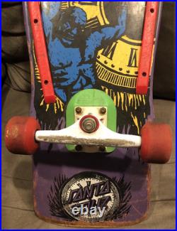 Santa Cruz Claus Grabke Vintage 1980s skateboard VERY GOOD Condition