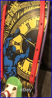 Santa Cruz Claus Grabke Vintage 1980s skateboard VERY GOOD Condition Santa Cruz Claus Grabke Vintage 1980s skateboard VERY GOOD Condition
