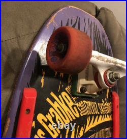 Santa Cruz Claus Grabke Vintage 1980s skateboard VERY GOOD Condition Santa Cruz Claus Grabke Vintage 1980s skateboard VERY GOOD Condition