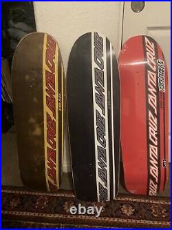 Santa Cruz Everslick Skateboard 3 Boards, One Original, Two Reissues