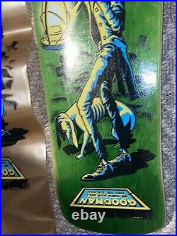 Santa Cruz NOS 30 Year Reissue Goodman Gravedigger Skateboard Deck Green RARE ++