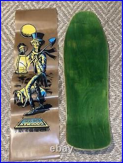 Santa Cruz NOS 30 Year Reissue Goodman Gravedigger Skateboard Deck Green RARE ++