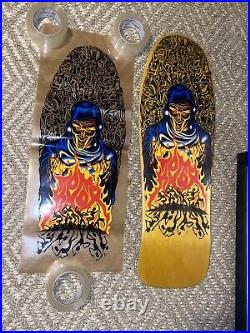 Santa Cruz NOS 30 Year Reissue YLW Knox Ghoul Skateboard Deck Vintage + TRANSFER