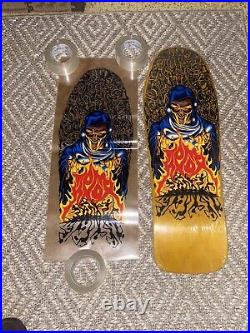 Santa Cruz NOS 30 Year Reissue YLW Knox Ghoul Skateboard Deck Vintage + TRANSFER