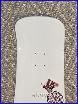 Santa Cruz NOS Reissue Jason Jessee V8 Skateboard Deck RARE WHITE DIP SAMPLE