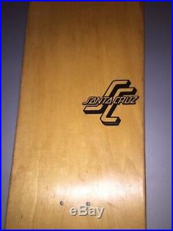 Santa Cruz NOS Vintage Team Board 1989 Street Skate RARE Skateboard Deck