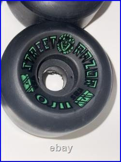 Santa Cruz OJ II Street Razor Skateboard Wheels NOS Original Vintage Black