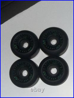 Santa Cruz OJ II Street Razor Skateboard Wheels NOS Original Vintage Black