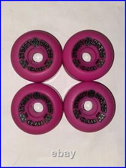 Santa Cruz OJ II Street Razor Skateboard Wheels NOS Original Vintage PINK RARE