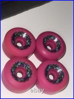 Santa Cruz OJ II Street Razor Skateboard Wheels NOS Original Vintage Pink 63mm