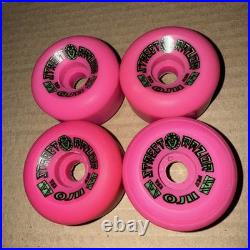 Santa Cruz OJ II Street Razor Skateboard Wheels NOS Original Vintage Pink 63mm