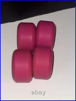 Santa Cruz OJ II Street Razor Skateboard Wheels NOS Original Vintage Pink 63mm