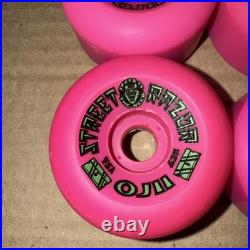 Santa Cruz OJ II Street Razor Skateboard Wheels NOS Original Vintage Pink 63mm