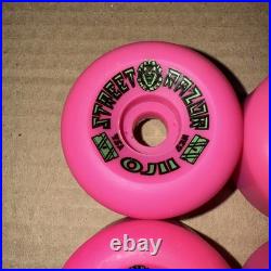 Santa Cruz OJ II Street Razor Skateboard Wheels NOS Original Vintage Pink 63mm