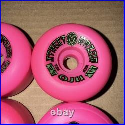 Santa Cruz OJ II Street Razor Skateboard Wheels NOS Original Vintage Pink 63mm