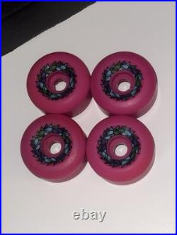 Santa Cruz OJ II Street Razor Skateboard Wheels NOS Original Vintage Pink 63mm