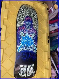 Santa Cruz Tom Knox Firepit Ghoul Glow In The Dark Skateboard Deck
