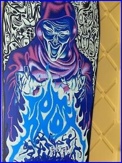 Santa Cruz Tom Knox Firepit Ghoul Glow In The Dark Skateboard Deck