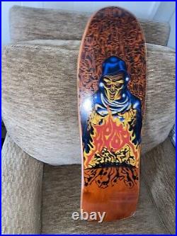 Santa Cruz Tom Knox Ghoul Fire Pit Orange Stain Reissue Skateboard Deck RARE