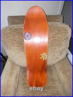 Santa Cruz Tom Knox Ghoul Fire Pit Orange Stain Reissue Skateboard Deck RARE