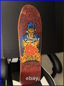 Santa Cruz Tom Knox Ghoul NOS 30 year reissue Skateboard Deck Dark Red RARE