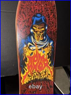 Santa Cruz Tom Knox Ghoul NOS 30 year reissue Skateboard Deck Dark Red RARE