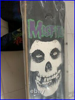 Scarecrow Misfits Skateboard Deck & Tee (XL), 1990s NOS MINT NIB Cyclopian Music
