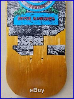 Schmitt Stix Bryce Kanights Gargoyle NOS rare vintage skateboard deck madrid