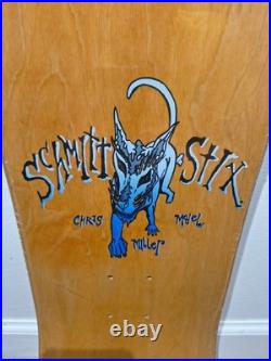 Schmitt Stix Chris Miller Cat 9.8 Skateboard deck. Brand New! Still In Plastic