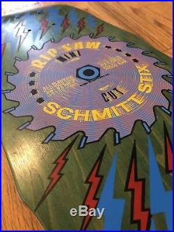 Schmitt Stix Ripsaw Mini Skateboard NOS Vintage Rip Saw, Mint