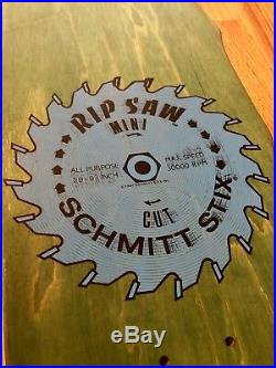 Schmitt Stix Ripsaw Mini Skateboard NOS Vintage Rip Saw, Mint