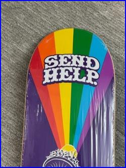 Send Help Enlightenment Skateboard Deck. Art by Todd Bratrud