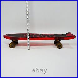 Shark Skateboard Mini Sidewalk Cruiser Vintage 1970's Data Technologies Red