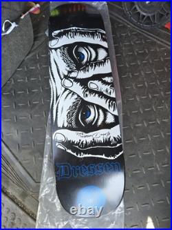 Signed Eric Dressen Eyes Deck Rare Santa Cruz