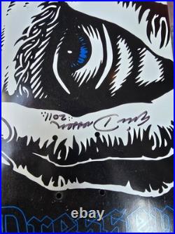 Signed Eric Dressen Eyes Deck Rare Santa Cruz