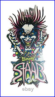 Sims 80's Vintage Kevin Staab Mad Scientist Skateboard Deck FULL SIZE