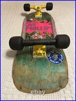Sims Jeff Phillips Breakout 1 Skateboard OG VTG 80s Gullwing Pros & Sims B-52s