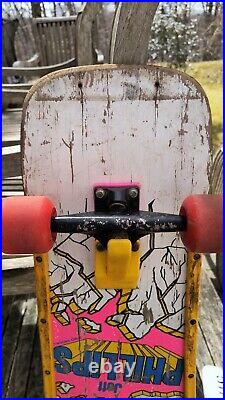 Sims Jeff Phillips Breakout Pro Model Skateboard 80's Original