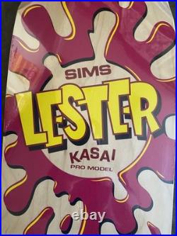 Sims Lester Kasai Splat REISSUE Skateboard deck HOSOI, OLD SCHOOL, VISION, RARE