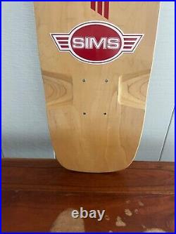 Sims Lonnie Toft Vintage Skateboard Deck. NOS 33. 1977 Dog Town. Z-Flex. Alva