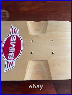 Sims Lonnie Toft Vintage Skateboard Deck. NOS 33. 1977 Dog Town. Z-Flex. Alva